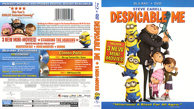 Despicable Me 2010 Dvd Cover 