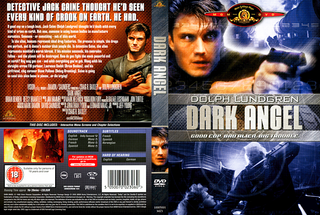 dvd cover Dark Angel 1990 Dvd Cover
