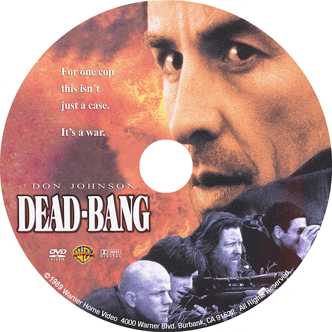 Dead Bang 1989 R1 Disc Dvd Cover 