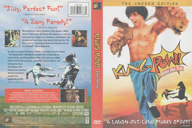 Kung Pow –  Enter The Fist 2002 R1 Dvd Cover 
