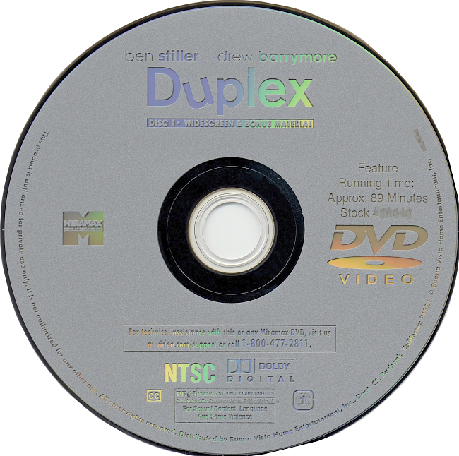 Duplex 2003 R1 Disc 5 Dvd Cover 