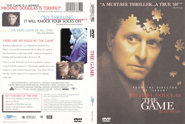 The Game 1997 R1 Dvd Cover 