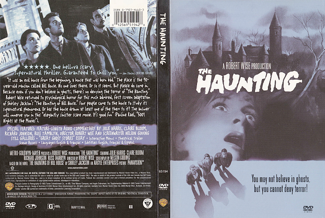 The Haunting 1963 R1 Dvd Cover 