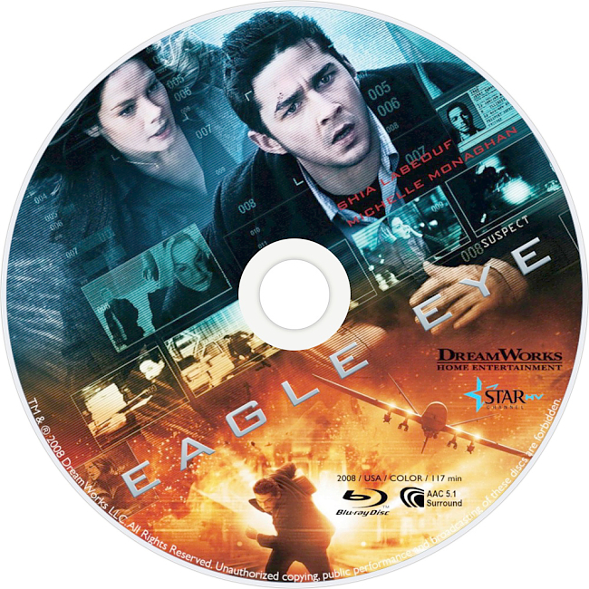 Eagle Eye 2008 R1 Disc 1 Dvd Cover 