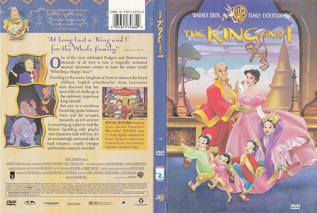 dvd cover The King And I 1999 R1 Dvd Cover