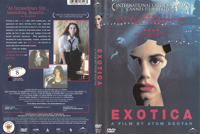 Exotica 1994 R1 Dvd Cover 