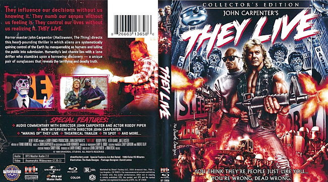 dvd cover They Live Collector's Edition 1968 Dvd Cover