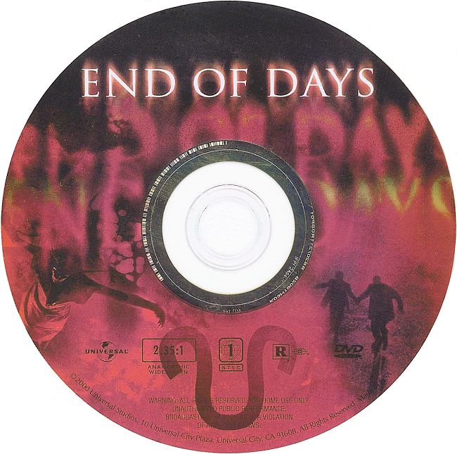 End Of Days 1999 R1 Disc 5 Dvd Cover 