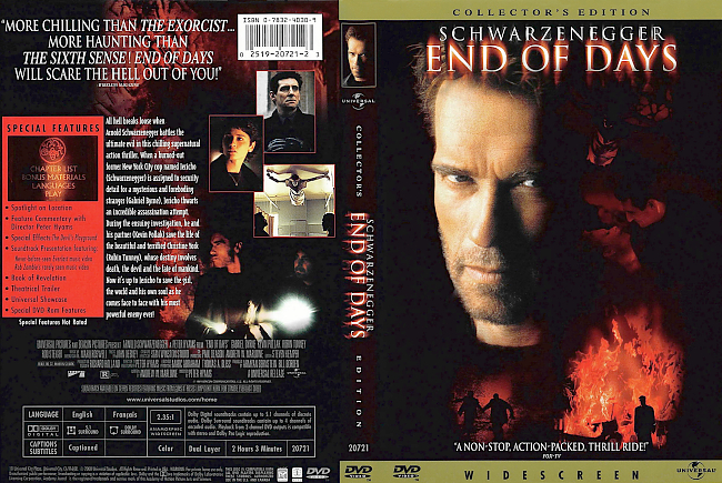 End Of Days 1999 Dvd Cover 