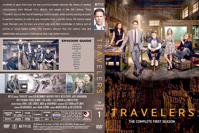 Travelers – Season 1 Dvd Cover 