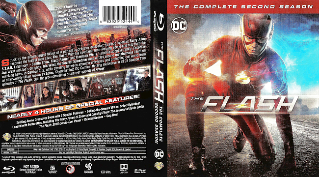 dvd cover The Flash - Season 2 2015 Dvd Cover