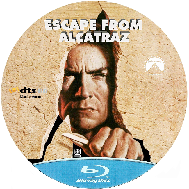 Escape From Alcatraz 1979 R1 Disc 4 Dvd Cover 