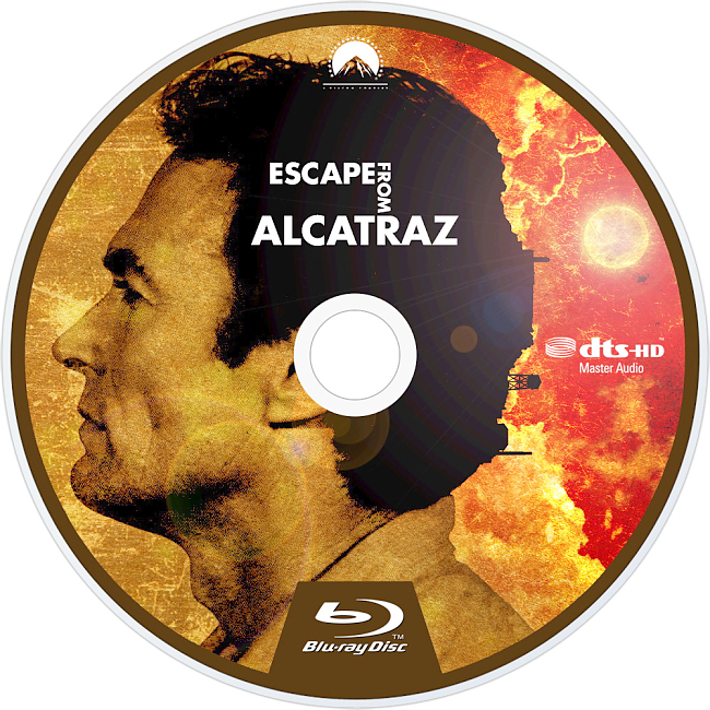 Escape From Alcatraz 1979 R1 Disc 1 Dvd Cover 