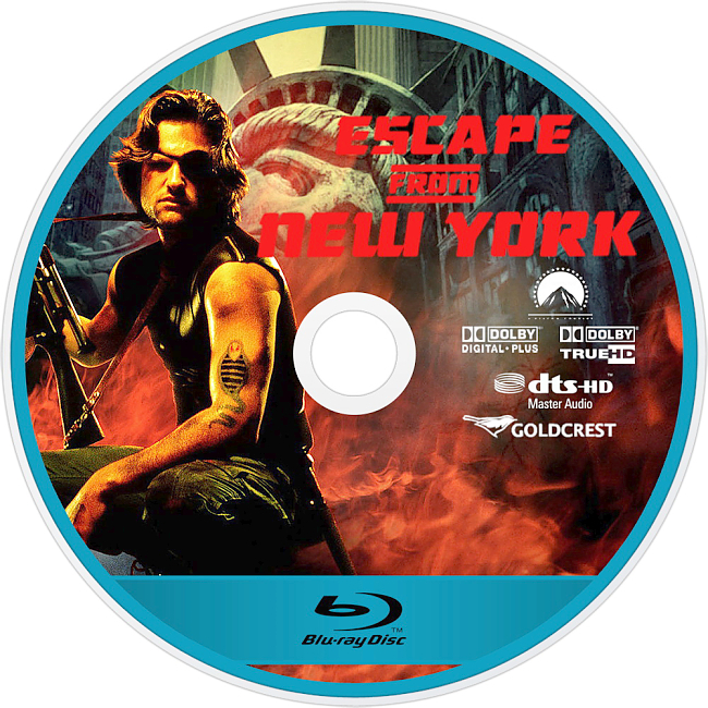 Escape From New York 1981 R1 Disc 5 Dvd Cover 
