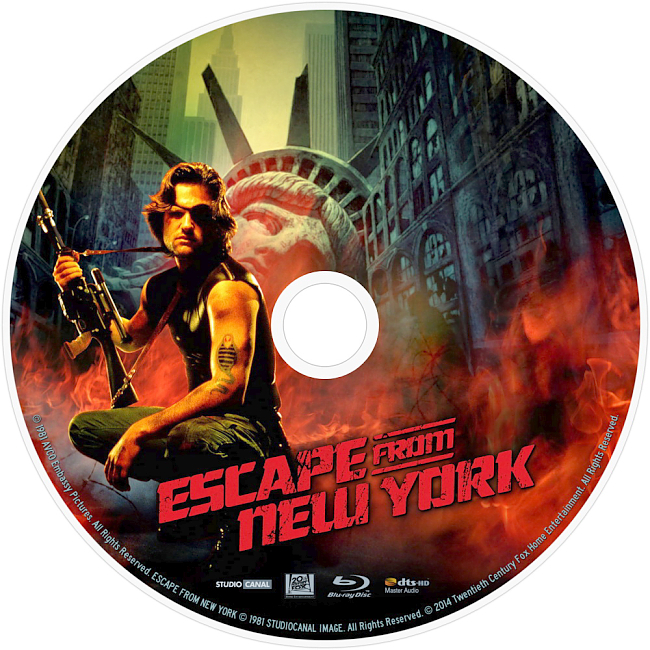 dvd cover Escape From New York 1981 R1 Disc 4 Dvd Cover