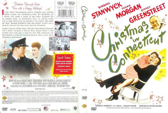 Christmas In Connecticut 1945 R1 Dvd Cover 