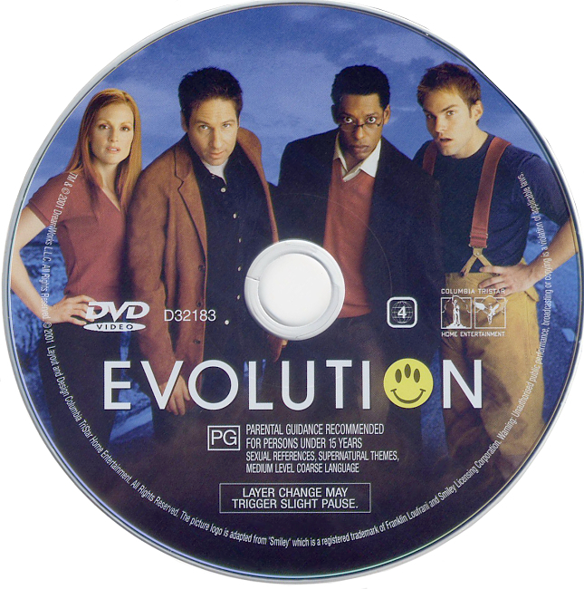 dvd cover Evolution 2001 Disc Label 3 Dvd Cover
