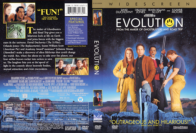 dvd cover Evolution 2001 Dvd Cover
