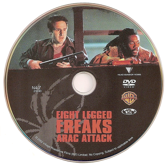 Eight Legged Freaks 2002 R2 Disc 3 Dvd Cover 