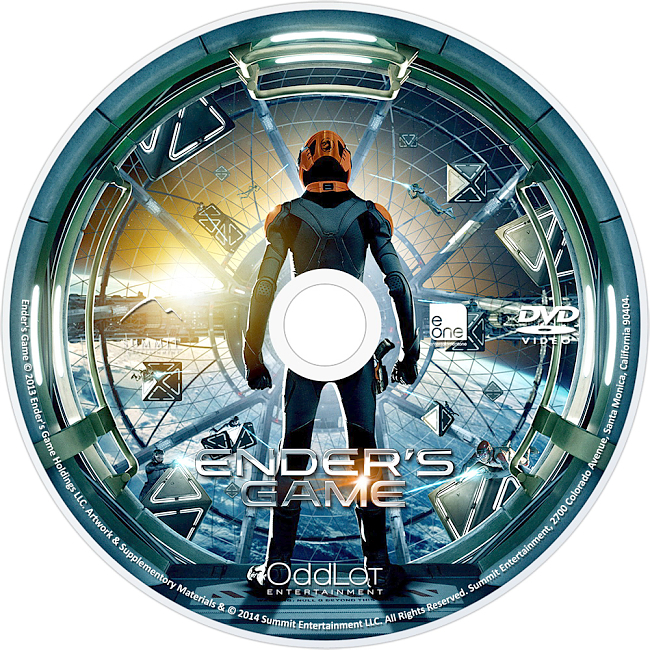 Enders Game 2013 R1 Disc 6 Dvd Cover 