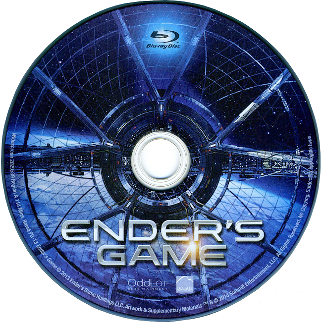 dvd cover Enders Game 2013 R1 Disc 5 Dvd Cover