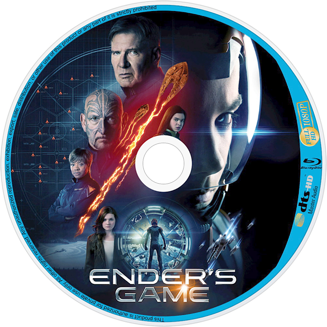 Enders Game 2013 R1 Disc 4 Dvd Cover 