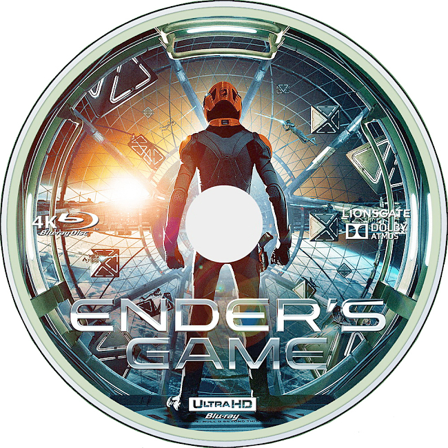 Enders Game 2013 R1 Disc 3 Dvd Cover 