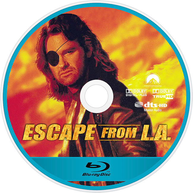 Escape From L.A. 1996 R1 Disc Dvd Cover 