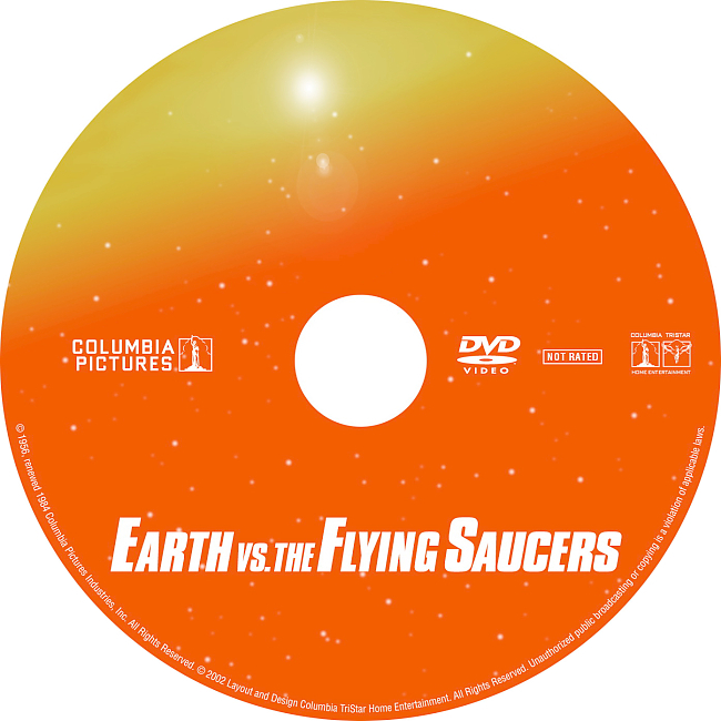 Earth Vs The Flying Saucers 1956 R1 Disc Dvd Cover 