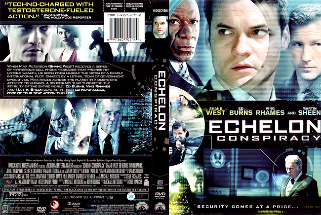 Echelon Conspiracy 2009 Dvd Cover 