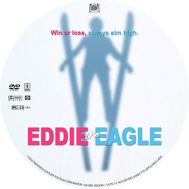 Eddie The Eagle 2016 R1 Disc 5 Dvd Cover 