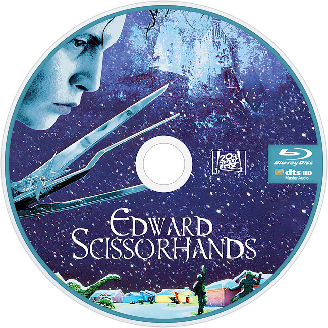 Edward Scissorhands 1990 R1 Disc 1 Dvd Cover 