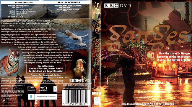 dvd cover Ganges 2007 BBC Dvd Cover