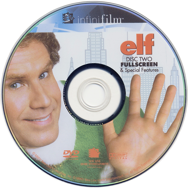 Elf 2003 R1 Disc 4 Dvd Cover 