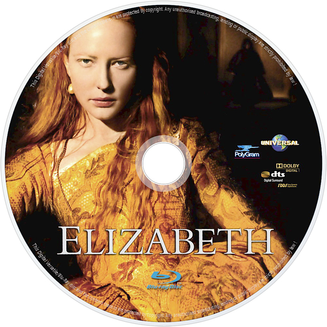 Elizabeth 1998 R1 Disc 1 Dvd Cover 