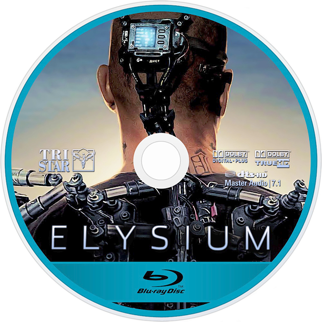 Elysium 2013 R1 Disc 5 Dvd Cover 