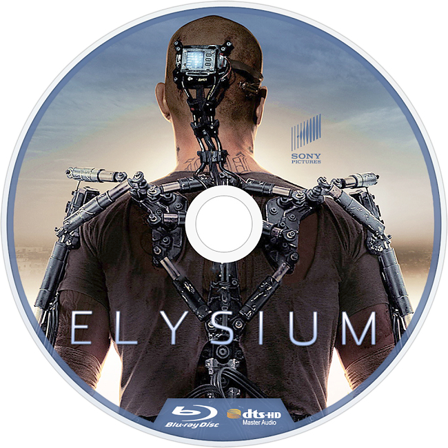 dvd cover Elysium 2013 R1 Disc 4 Dvd Cover