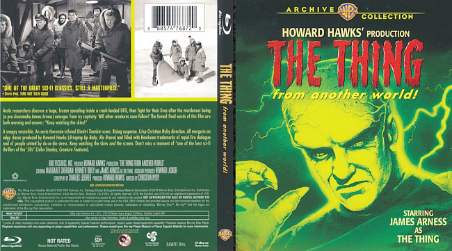 dvd cover The Thing From Another World 1951 R 1 Dvd Cover