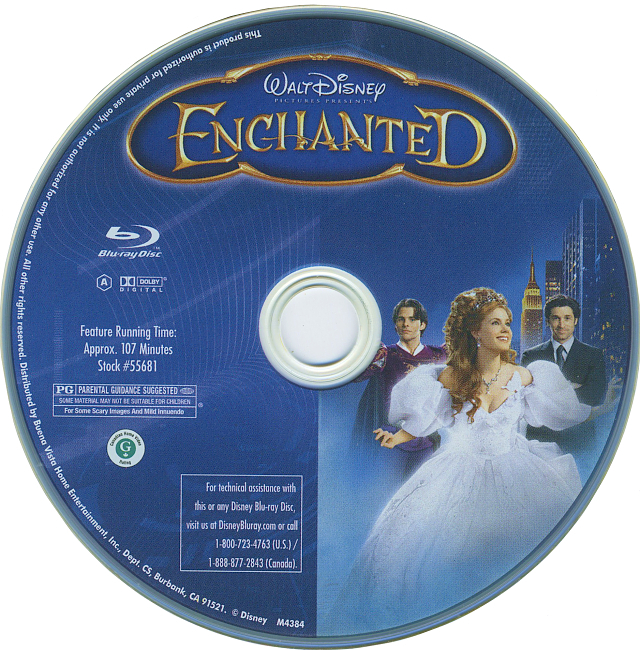 Enchanted 2007 R1 Disc 4 Dvd Cover 