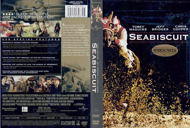 Seabiscuit 2003  R1 Dvd Cover 