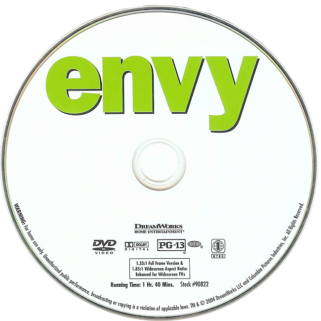 Envy 2004 R1 Disc Dvd Cover 