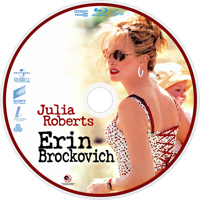 dvd cover Erin Brockovich 2000 R1 Disc 3 Dvd Cover