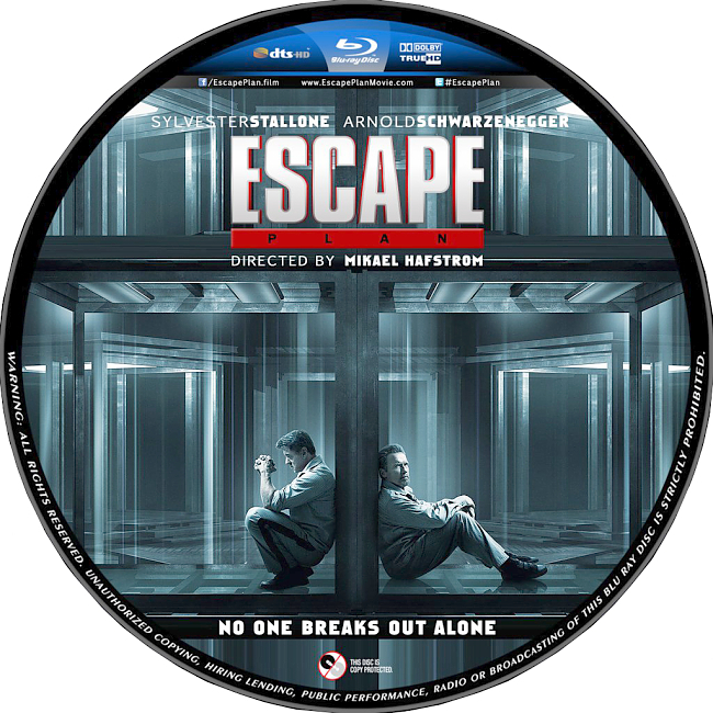 dvd cover Escape Plan 2013 R1 Disc 6 Dvd Cover
