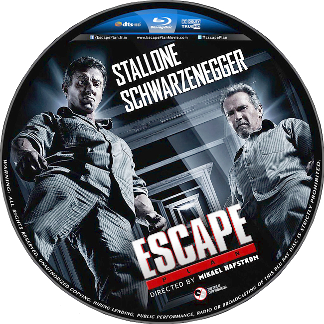Escape Plan 2013 R1 Disc 5 Dvd Cover 
