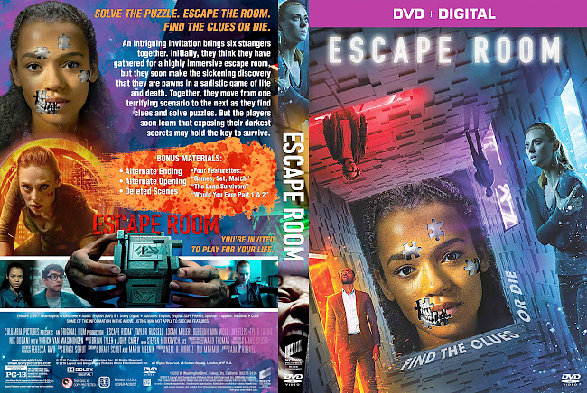 dvd cover Escape Room 2019 Dvd Cover