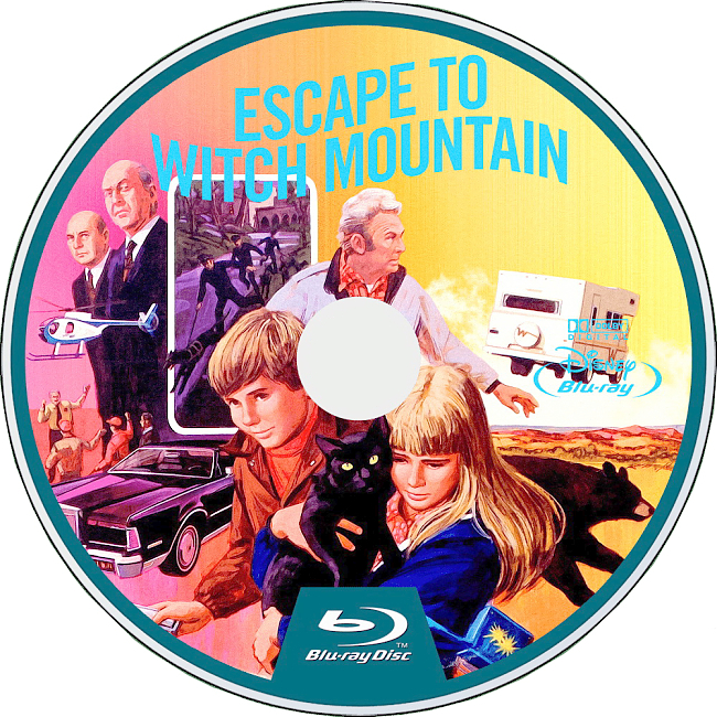 Escape To Witch Mountain 1975 R1 Disc 1 Dvd Cover 