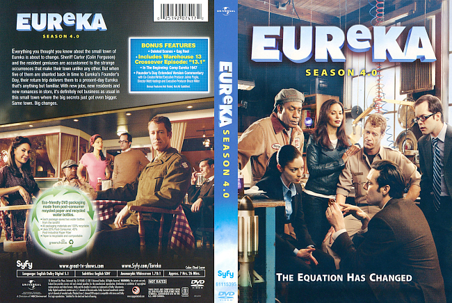 Eureka – Season 4 2010 Dvd Cover 