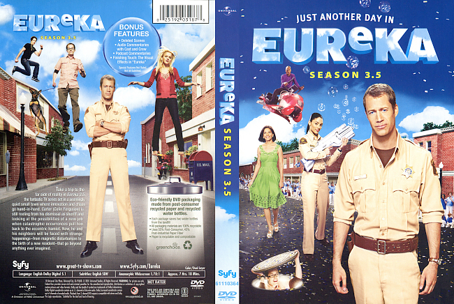 Eureka – Season 3.5 2009 Dvd Cover 