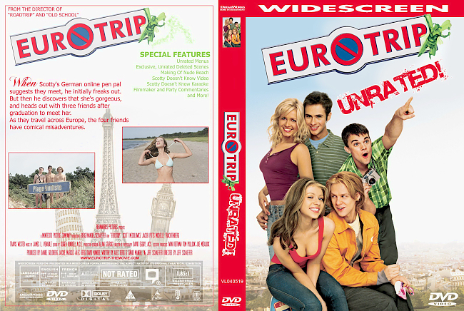 dvd cover Eurotrip - Unrated 2004 Dvd Cover
