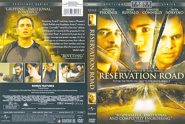 dvd cover Reservation Road 2007 Dvd Cover